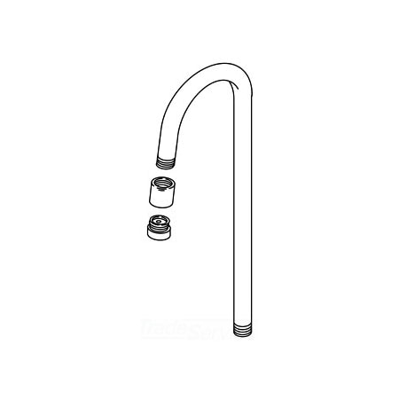 Kohler Spout Assy, Gooseneck 23102-CP